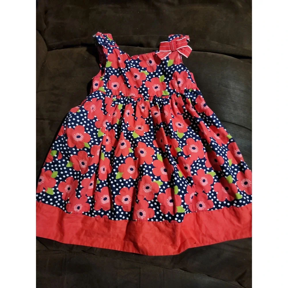Gymboree blooming nautical floral spring dress size 3t nwot‎